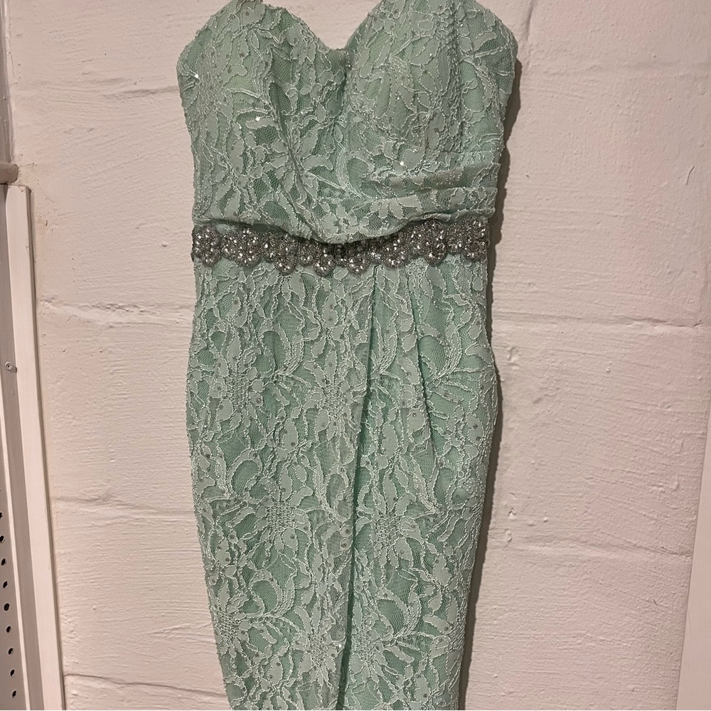 Bridesmaids dress from David’s Bridal